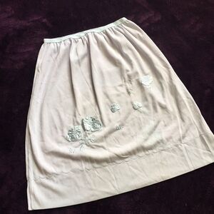 Women’s Half Slip Nylon Light Blue Size Medium RN 28269